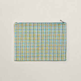 H Labyrinthe♪【 HERMES 】 フラットポーチ H Labyrinthe case, small model | Hermès Mainland China